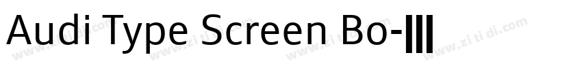 Audi Type Screen Bo字体转换 Audi Type Screen Bo字体转换